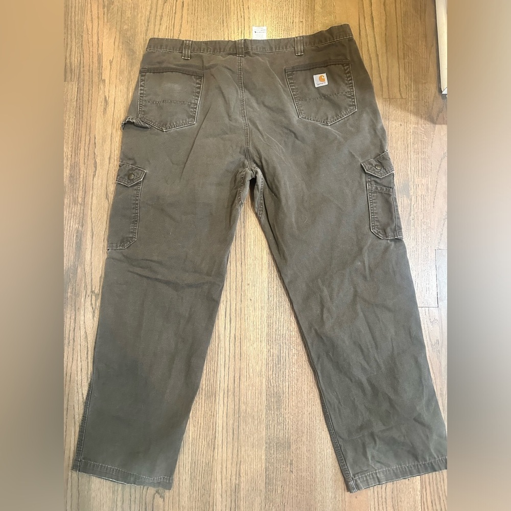 Carhartt Relaxed Fit Cargo Pants-Brown-Size 44x32